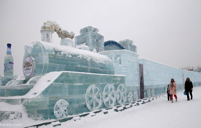 (تصاویر) جشنواره یخ و برف در چین