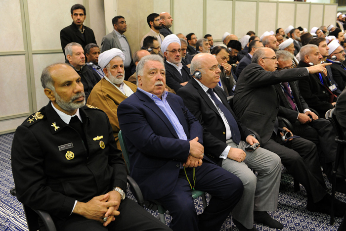 (تصاویر) دیدار مسئولان و علمای اسلامی با رهبرانقلاب