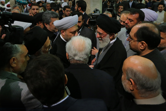 (تصاویر) دیدار مسئولان و علمای اسلامی با رهبرانقلاب