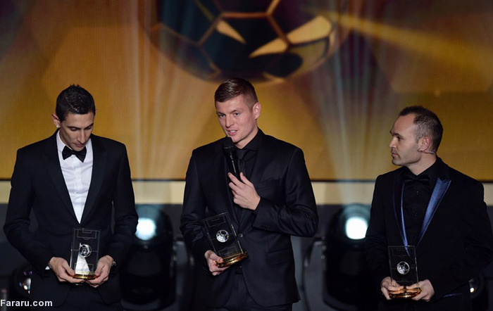 (تصاویر) مراسم انتخاب بهترین‌ بازیکن سال جهان