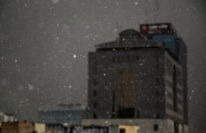 (تصاویر) اولین برف زمستانی تهران