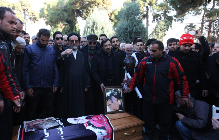 (تصاویر) مراسم تشییع مرتضی احمدی