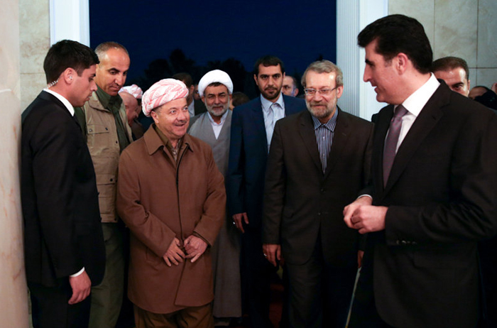 (تصاویر) دیدار لاریجانی با بارزانی و طالبانی