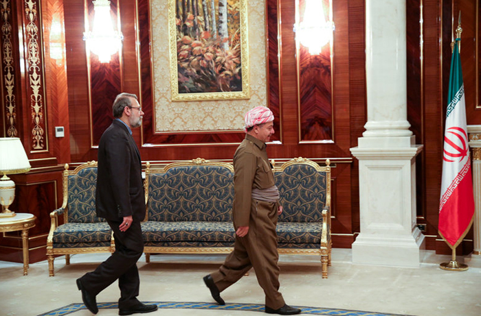 (تصاویر) دیدار لاریجانی با بارزانی و طالبانی