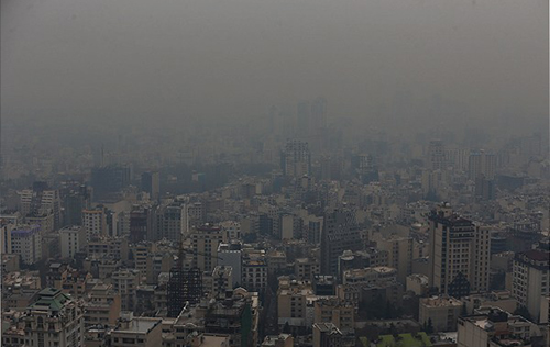 (تصاویر) هوای تهران در شرایط ناسالم