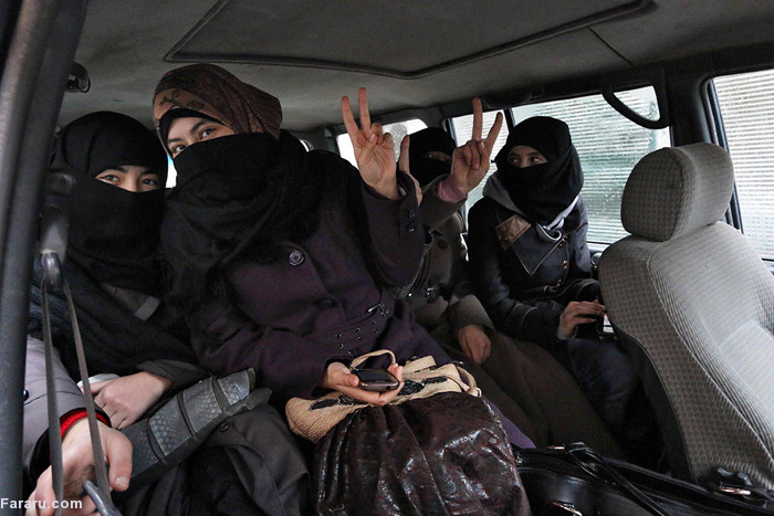 (تصاویر) زنان جنگجوی «حلب»