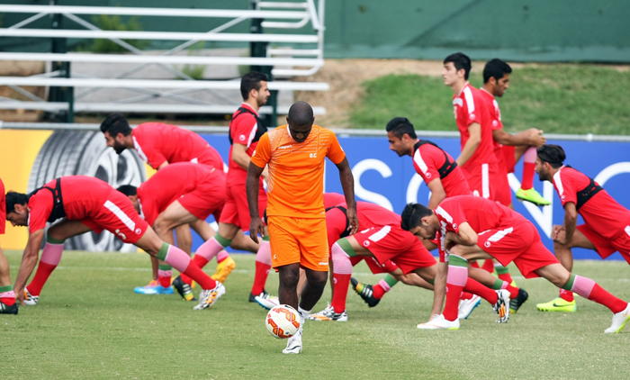 (تصاویر) تمرین تیم‌ملی برای بازی با عراق