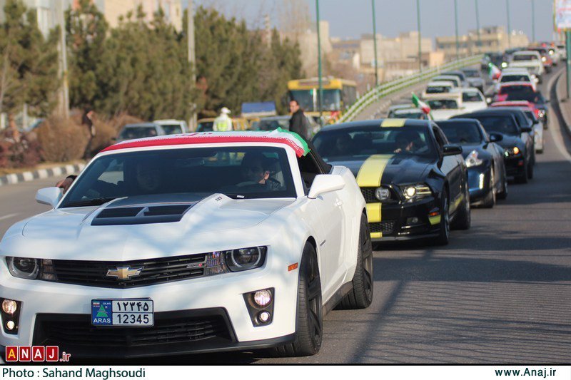 رژه‌ آمریکایی‌ ها در تبریز در سالروز ورود امام خمینی !(عکس) 