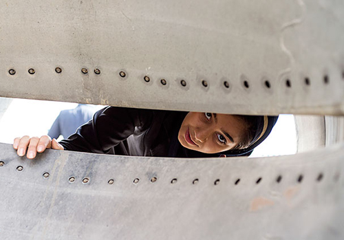 (تصاویر) اولین مدرسه هوانوردی دختران