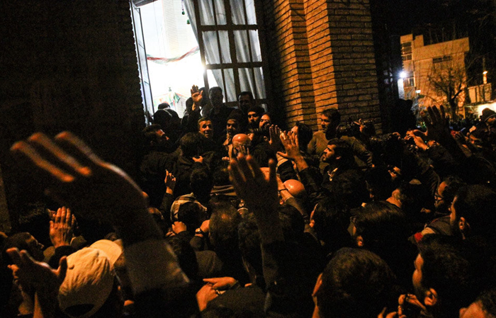 (تصاویر) سخنرانی احمدی‌نژاد در شهر ری