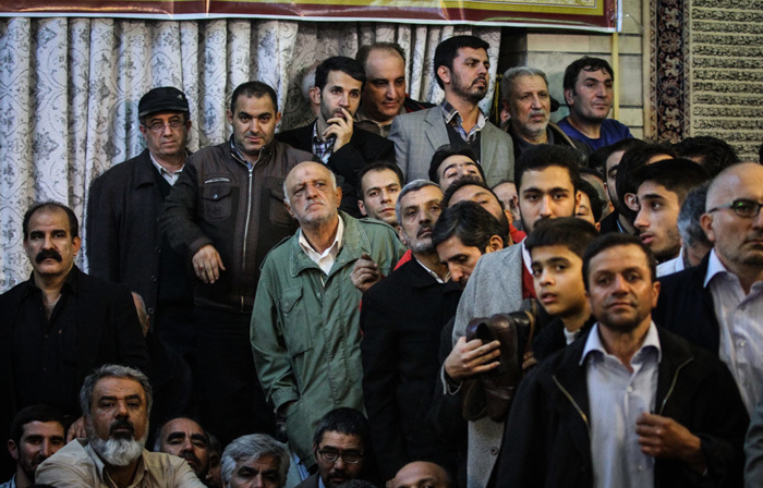 (تصاویر) سخنرانی احمدی‌نژاد در شهر ری