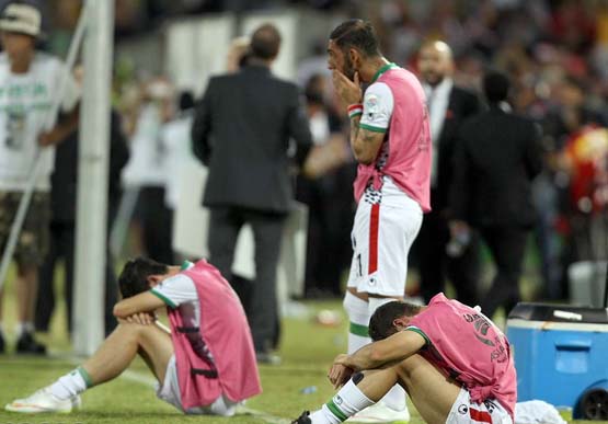 (تصاویر) گريه بازيکنان ايران بعد از حذف از جام‌