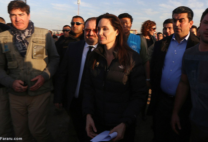 (تصاویر) آنجلینا جولی در کردستان عراق