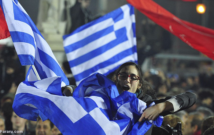(تصاویر) جشن پیروزی حزب ضد یورو در یونان