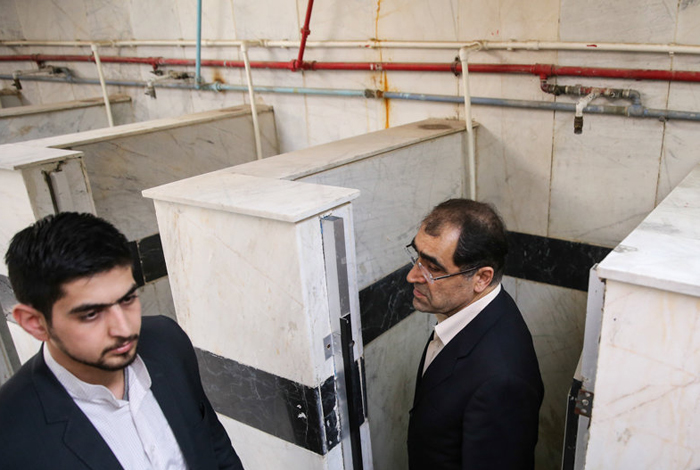 (تصاویر) بازدید وزیربهداشت از زندان قزل‌حصار