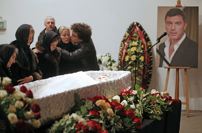 (تصاویر) تشییع و خاکسپاری «بوریس نمتسوف»