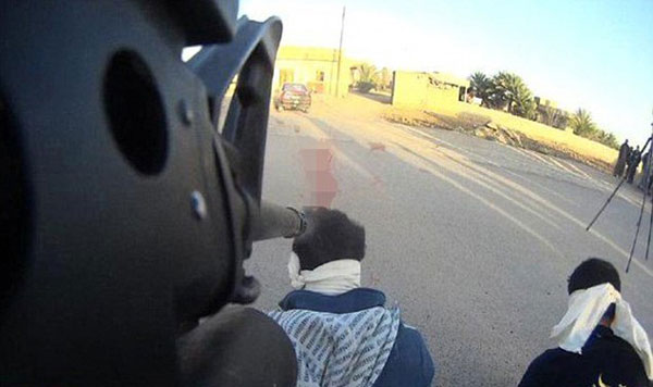 روش جدید داعش برای فیلم گرفتن از اعدام