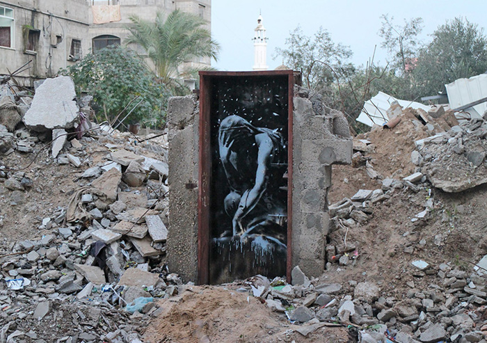 (تصاور) بنکسی در غزه