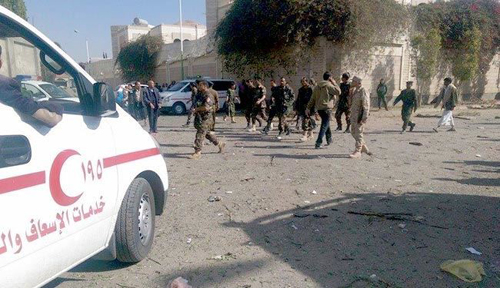 (تصاویر) انفجار نزدیک خانه سفیر ایران در صنعا