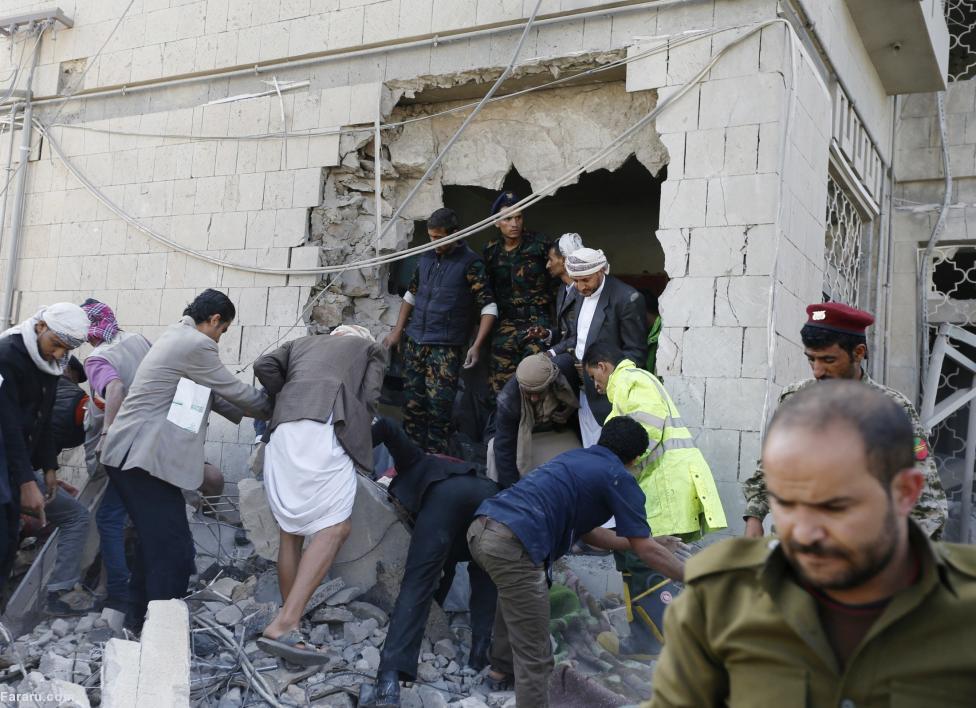 (تصاویر) انفجار نزدیک خانه سفیر ایران در یمن