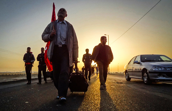(تصاویر) تجمع زائران اربعین در مرز شلمچه