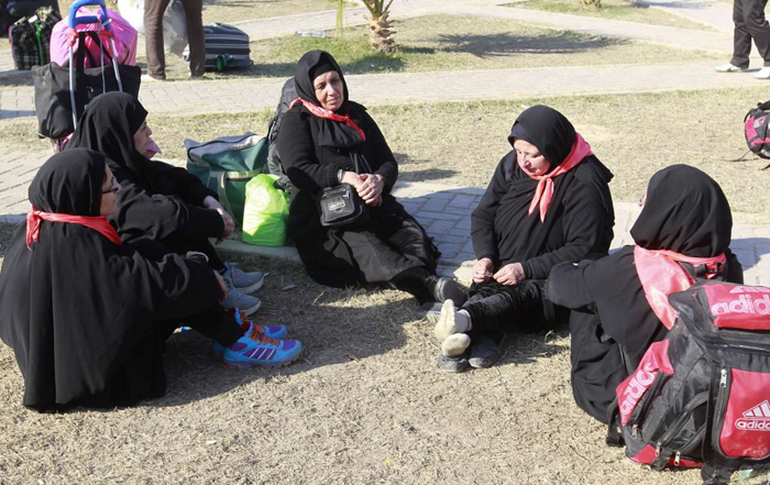 (تصاویر) بازگشت زائران کربلا به ایران