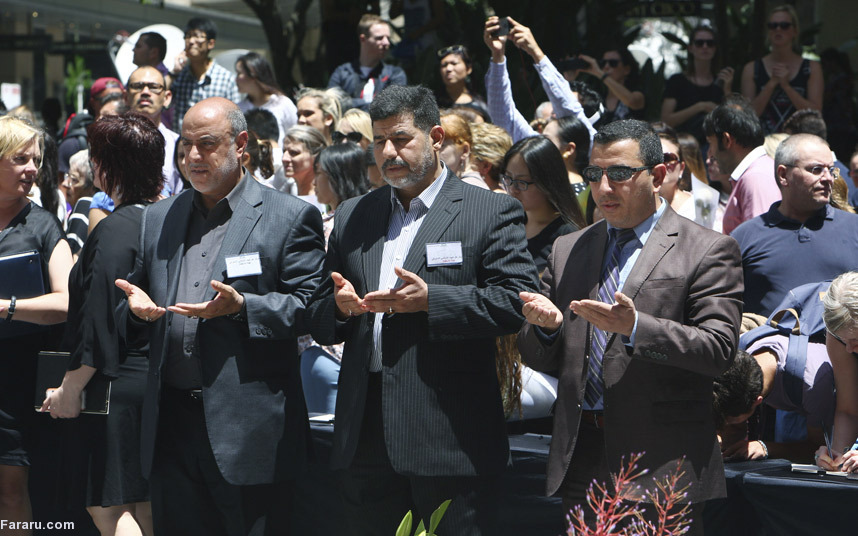 (تصاویر) مسلمانان در یادبود‌ قربانیان گروگانگیری سیدنی