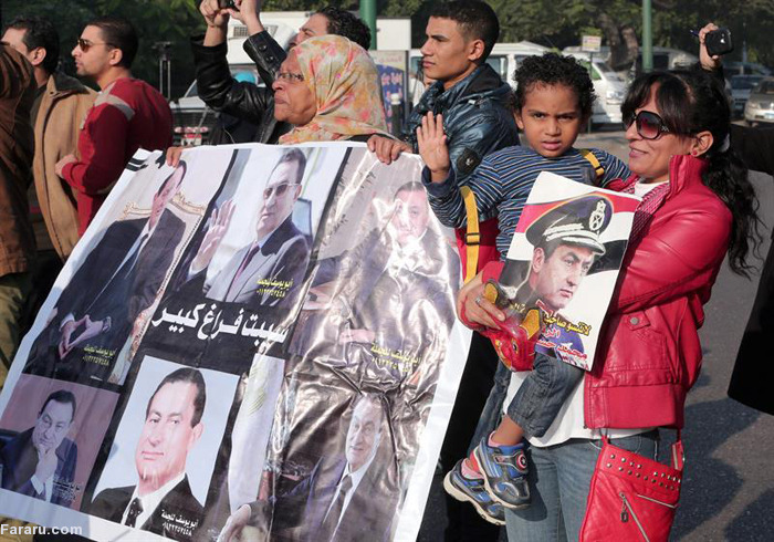(تصاویر) آخرین جلسه دادگاه حسنی مبارک