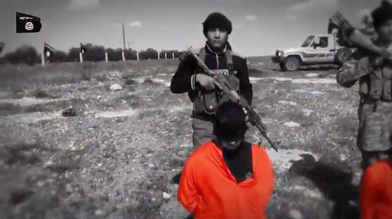 (تصاویر) اولین اعدام گروهی کودکان داعشی