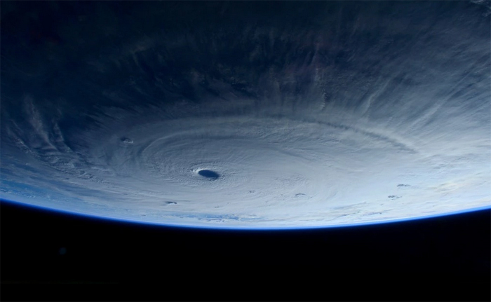 (تصاویر) توفان فیلیپین از فراز زمین