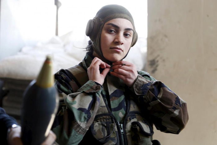 (تصاویر) زنان کماندوی وفادر به اسد