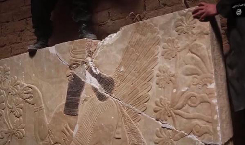 (تصاویر) داعش به جان شهر باستانی نمرود افتاد