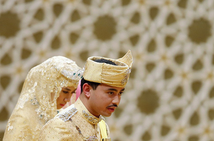 (تصاویر) عروسی مجلل شاهزاده برونئی