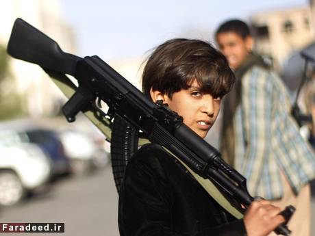 ورود کودکان به صحنه جنگ در یمن