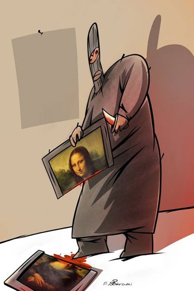 (کاریکاتور) فرهنگ داعشی‌ها!