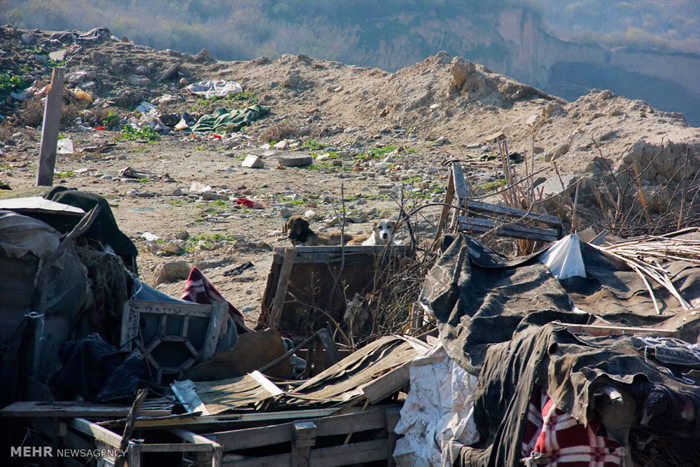 (تصاویر) تپه‌ زباله و فضولات انسانی در گرگان