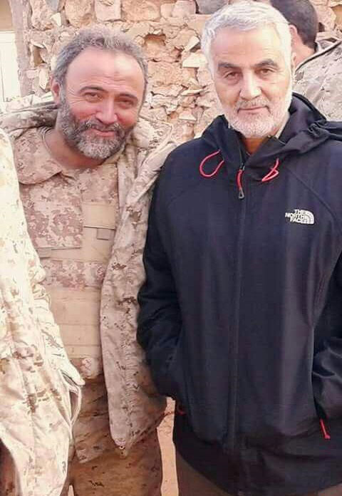 (تصویر) سردار سلیمانی با تیپ اسپرت در شمال حلب