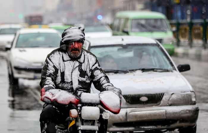 (تصاویر) برف و سرما در تهران