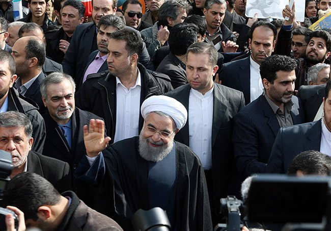 (تصاویر) مسئولان نظام در راهپیمایی 22 بهمن