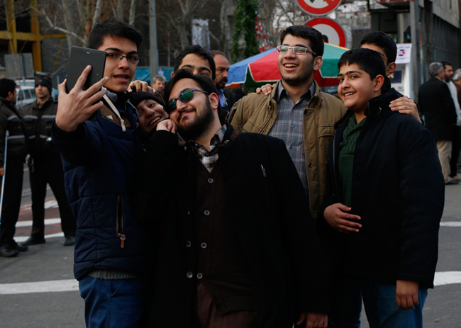 (تصاویر) راهپیمایی 22 بهمن در تهران