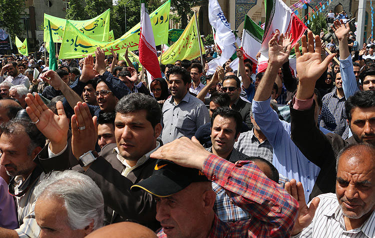 (تصاویر) راهپیمایی روز کارگر در تهران پس از 8 سال