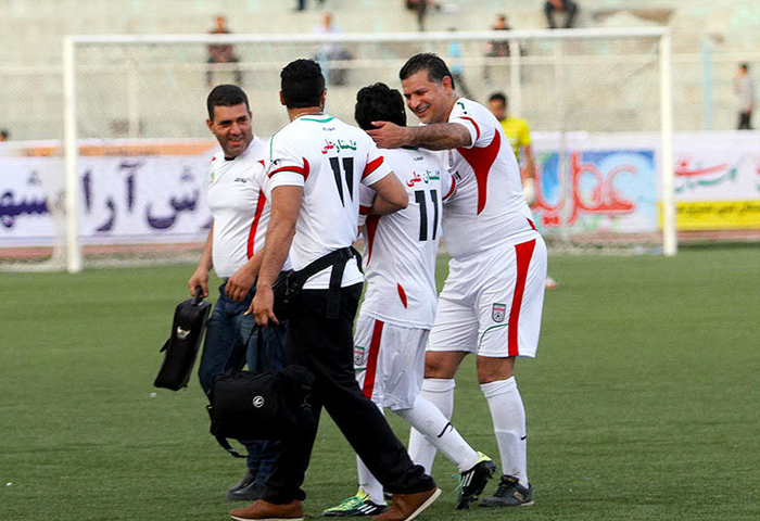 (تصاویر) پیروزی تیم دایی مقابل قوچان‌نژاد