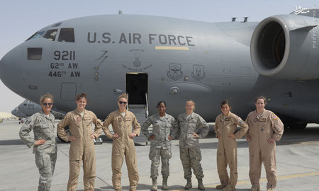 (تصویر) هواپیمای زنانه ارتش آمریکا
