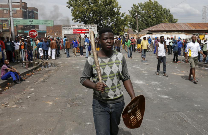 (تصاویر) خشونت‌ها علیه مهاجران در افریقای جنوبی