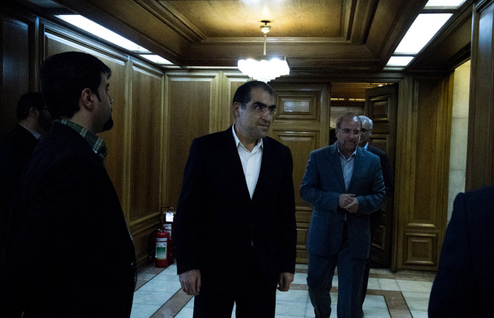 (تصاویر) شهردارتهران و وزیربهداشت در شورای شهر