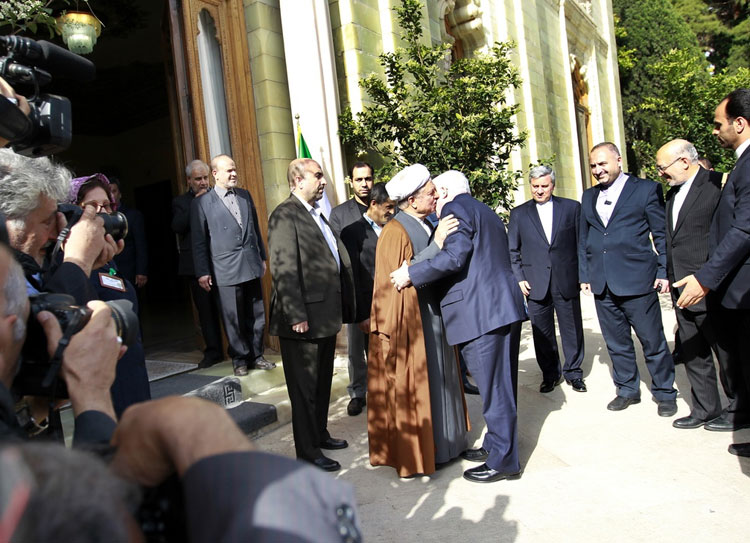 (تصاویر) دیدار رییس جمهور عراق با هاشمی
