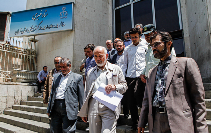 (تصاویر) توکلی در دادگاه تهران