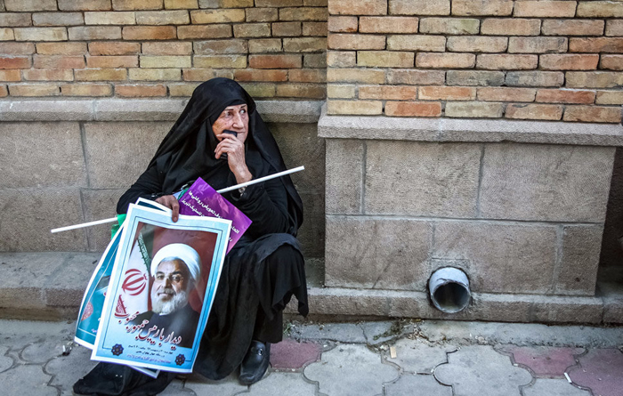 (تصاویر) استقبال از روحانی در تبریز