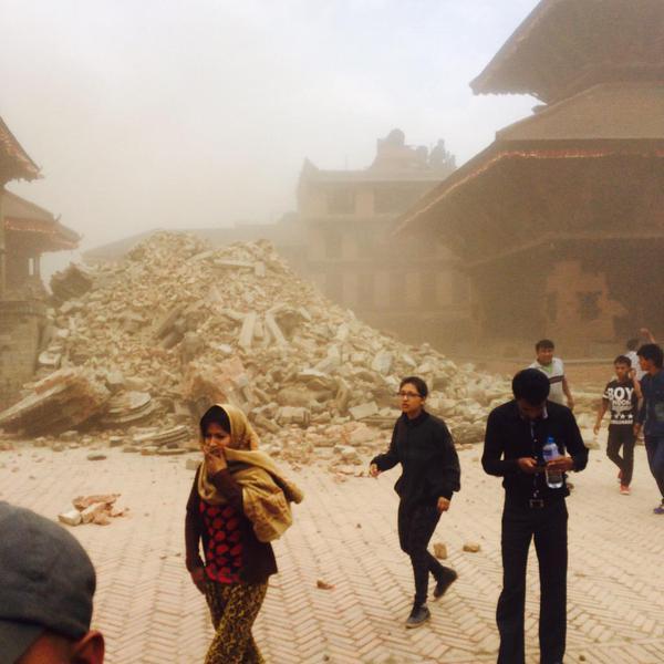 (تصاویر) زمین‌لرزه 7.9 ریشتری نپال را لرزاند