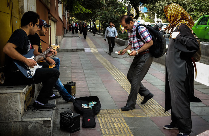 (تصاویر) کنسرت‌های خیابانی در تهران
